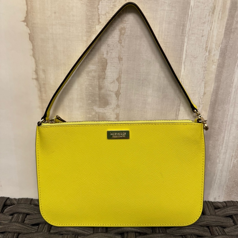 Kate Spade Yellow Zip Wallet Bag